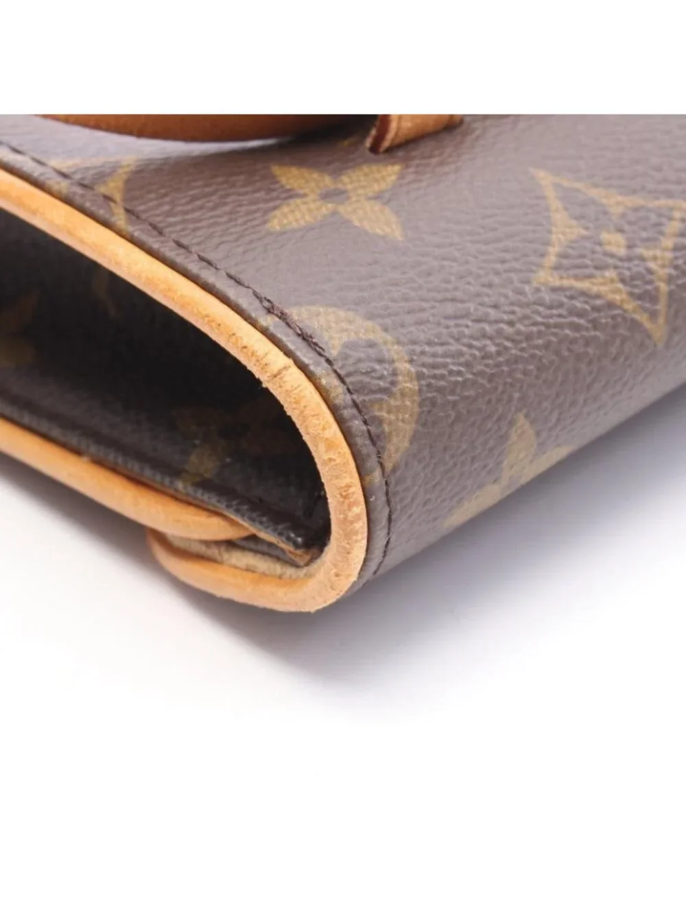 Louis Vuitton Waist Bag Pochette Florentine Monogram Canvas Leather